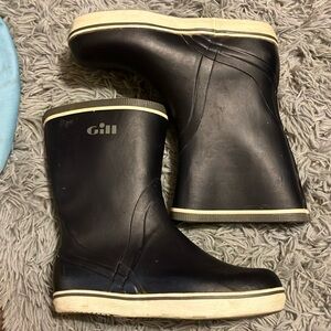 GILL Men’s Waterproof  Navy Sailing ⛵️ Deck Boots 38/6